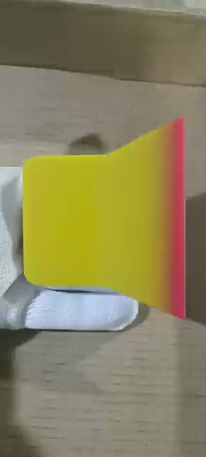 3 color plastic squeegee