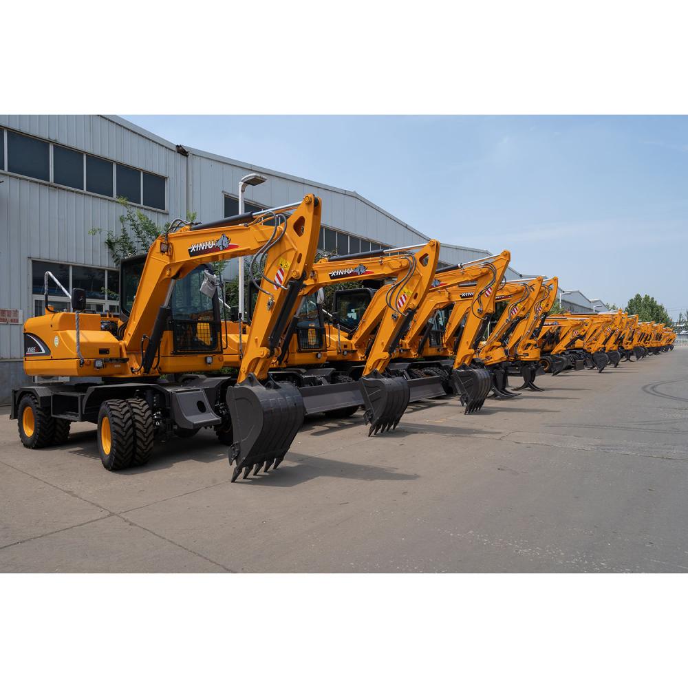 XINIU hot sale wheel excavators 