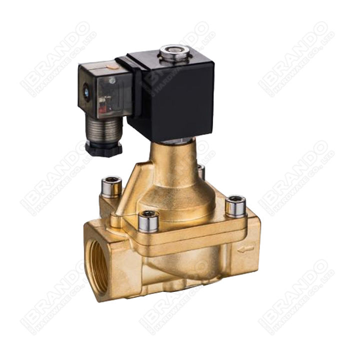 Shako Type PU225S Series Steam Brass Solenoid Valve 3/8'' 1/2'' 3/4'' 1'' 4