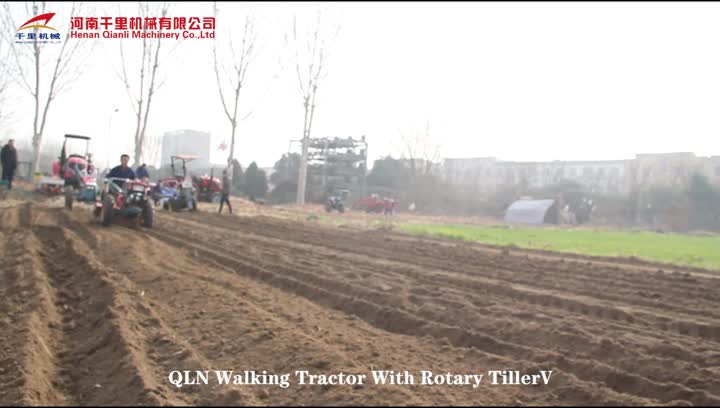Walking Tractor With Rotary Tiller 01