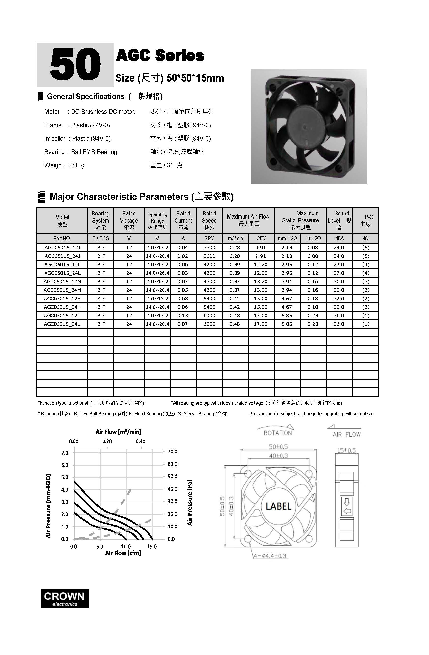 5015 Waterproof Cooling Air Purifier