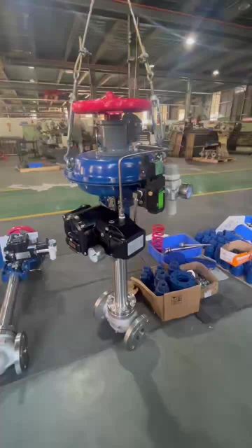 Pneumatic Diaphragm Single Seat Control Valve DN40 – Seat Leakage Testing