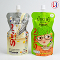 Custom Stand Up Spout Pouch Packaging for Juices and Purees1