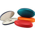 Hanhong Wholesale Custom Luxury Schmuck Verpackung Box Oval PU Leder Perlen Halskette Schmuckschachtel1