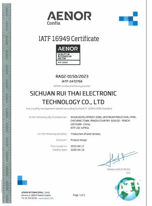 Automotive Industry Quality Management System Certification