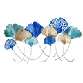 Modern Metal Ginkgo Leaves Decorative Wall Art1