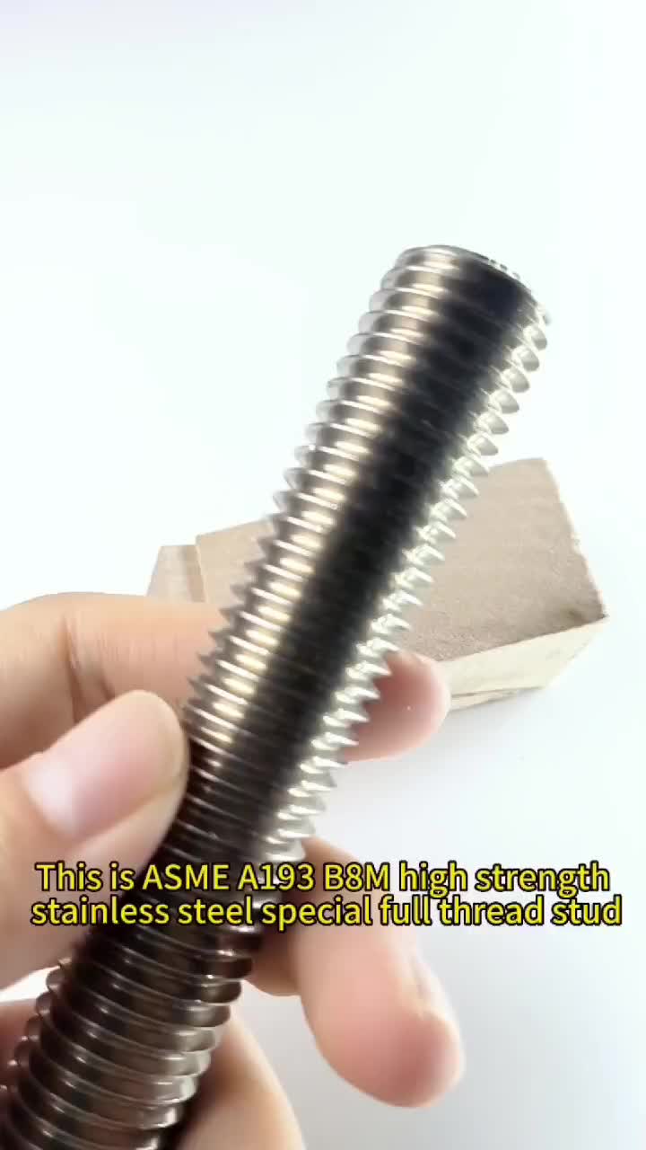 ASME A193 B8M KHAS THREAD STOD