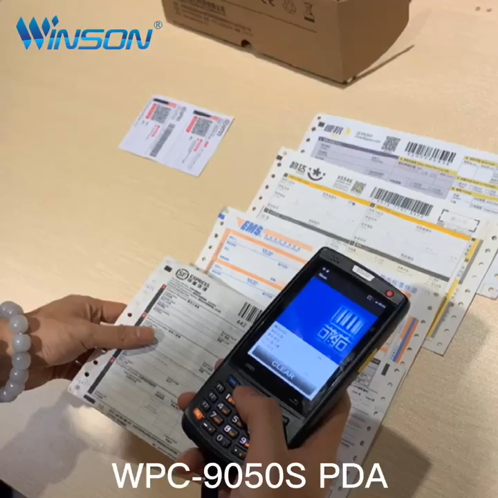 WINSON WPC-9050S Android Handheld PDA Barcode Scanner com TEMPONAL SMART SMART TEMPONEM SMART TERMINAL1