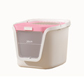 Caja de arena para el baño de gato automático de mascotas