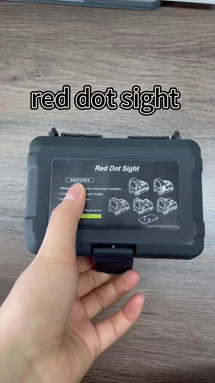 Commander Red Dot Sight Sehen kompakte Größe Leichte Beleuchtungseinstellung 12 Level1