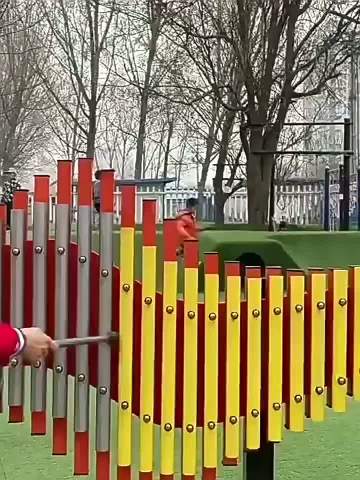 Children's outdoor wall-mounted percussion instrument and speaking tube set, custom non-standard musical equipment for kindergartens, striking toys
