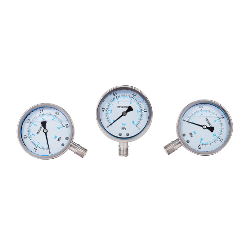 YN100BF Oil Filled Thread Pressure Gauge