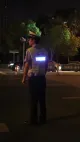 Polizei Fluoreszierende grüne LED Weste