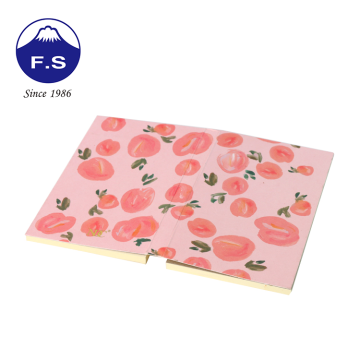 The Feature of Customized Paper Printing Full Color Peach Promotional Gift Notepad