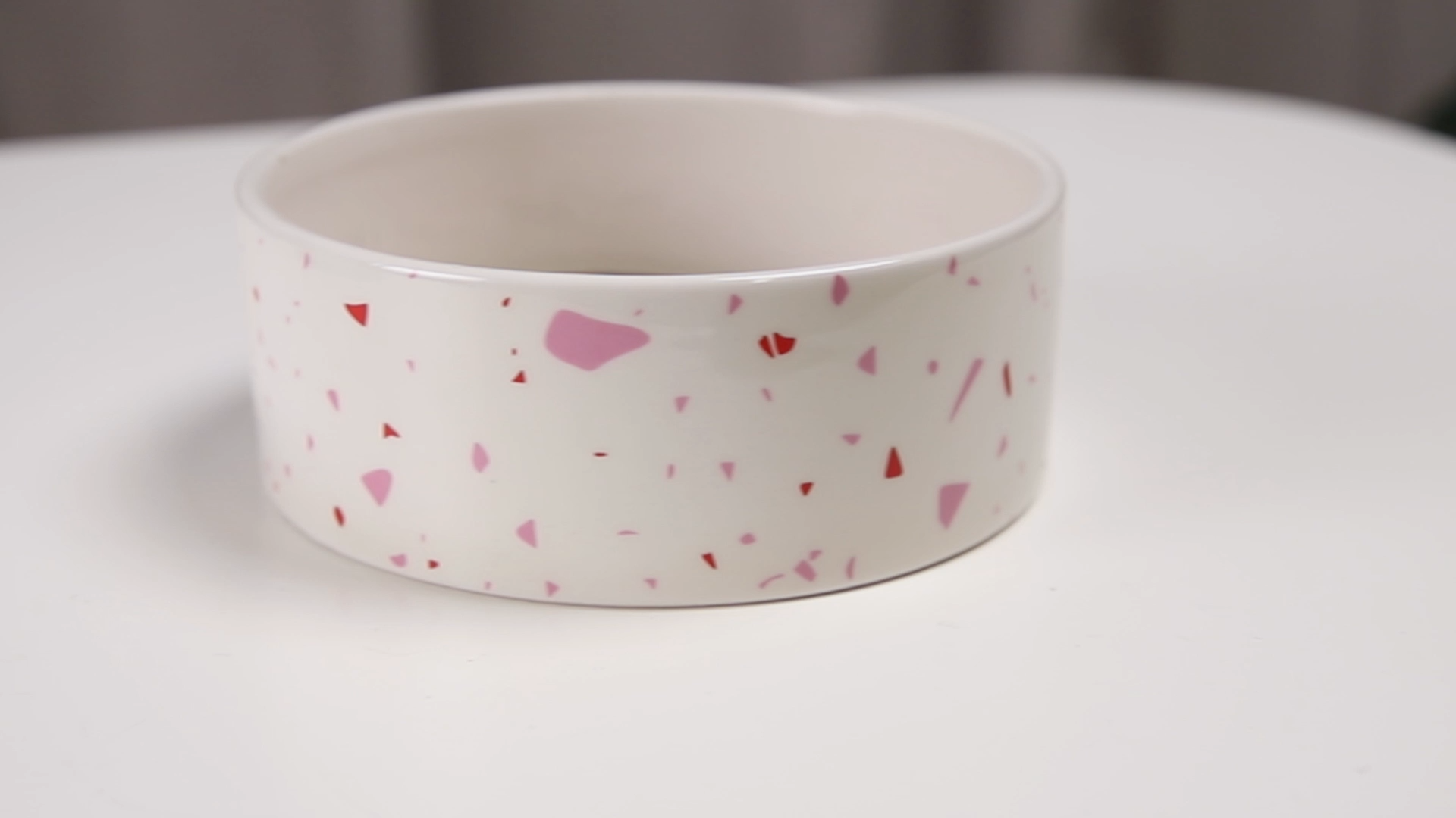 Terrazzo imprimer la mode en céramique d&#39;alimentation bol Eco Friendly Easy Clean Cat Cat Dog Bowl1