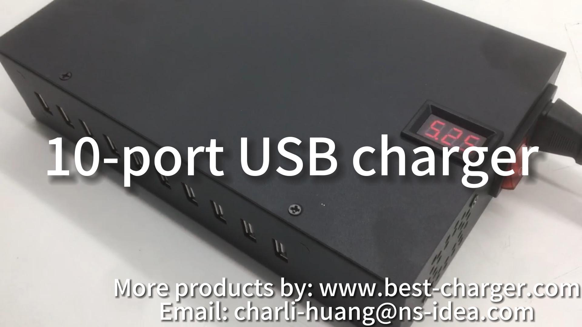 10 Port USB Charger