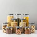 Storage Jars Glass Food Storage Jar Glass Storage Bottles Jars Kitchen1