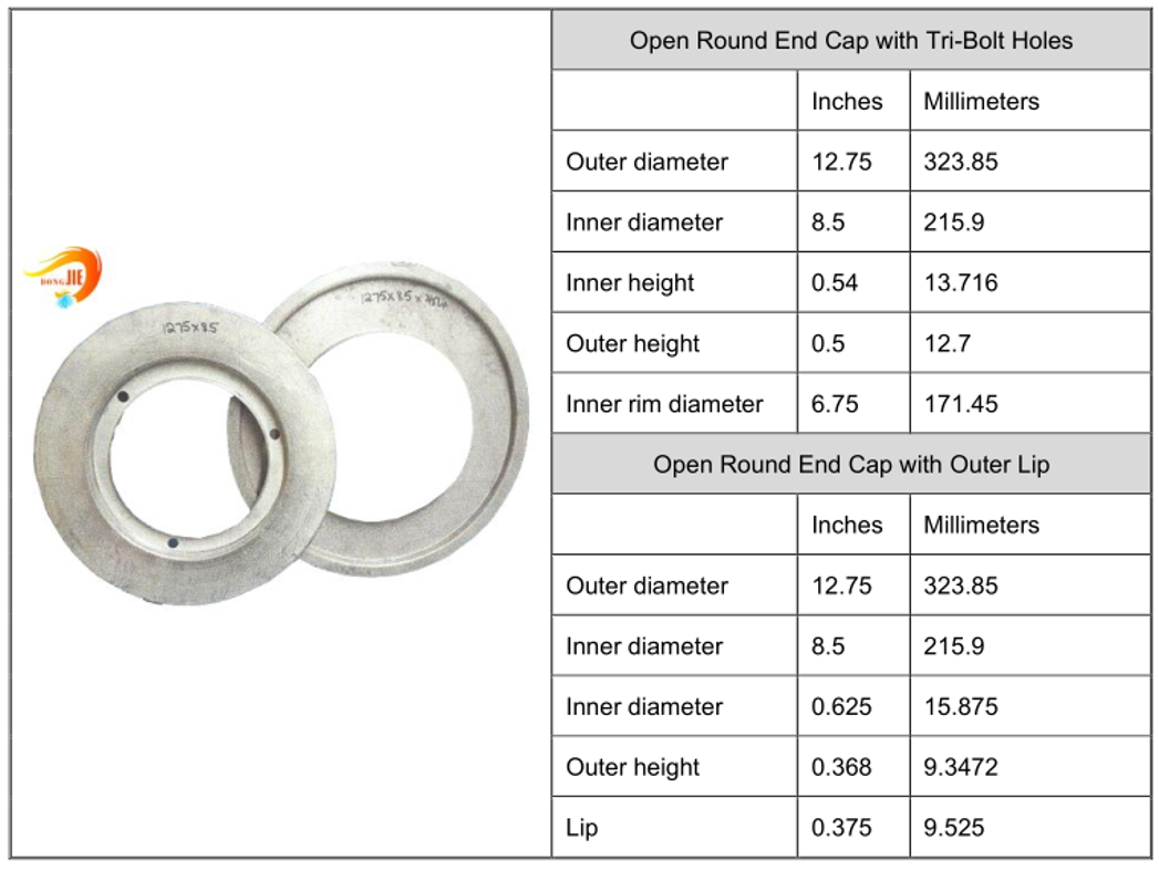 filter end caps