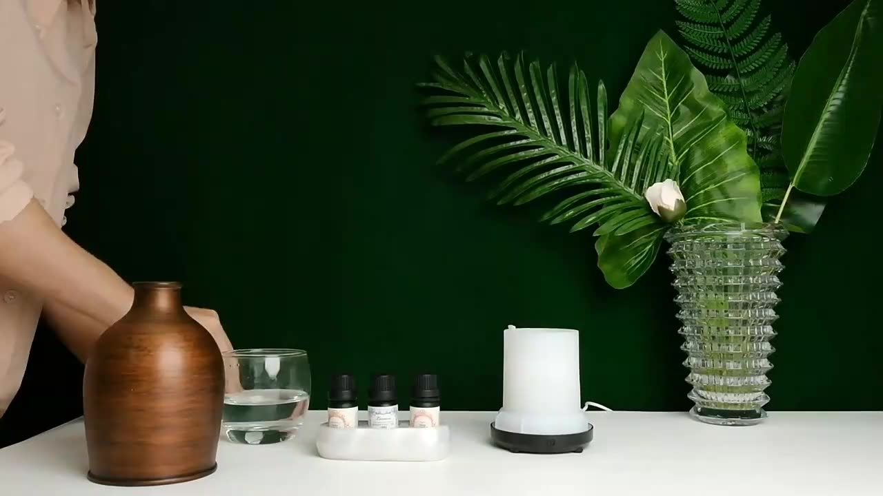 Essentiële oliediffusers voor thuis, 100 ml aromatherapie diffuser voor etherische oliën grote kamer1