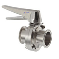 High Quality DN25 Butterfly Valve for Brewery Equipment - 2 Inch 304 Sanitary Stainless Steel Valve1