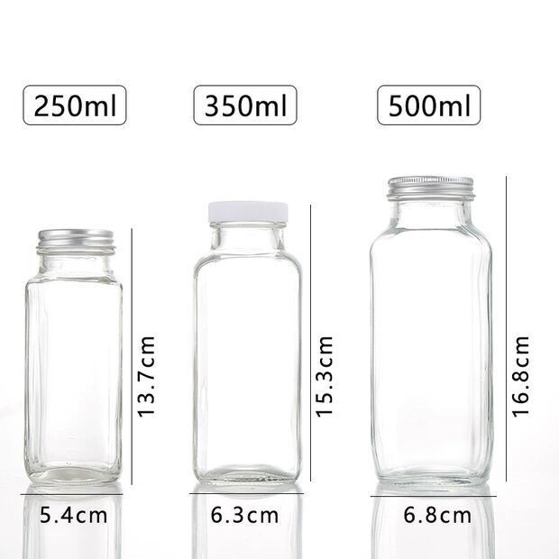 glass juice bottle