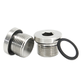 High-Quality Stainless Steel Hollow Hexagonal Hydraulic Plugs, 1/2'' NPT Threads: Suppliers and Casting Options1