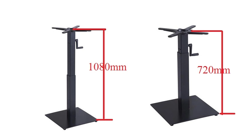 450x450mmX(720-1080MM)  Hand-crank table base adjustable table base use for dining table