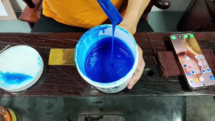Water based protective ink