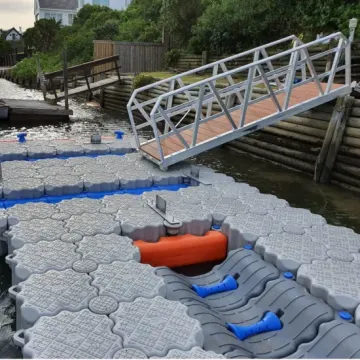 Water Sports Foolproof Flexibility Modular Plastic HDPE Floating Dock1