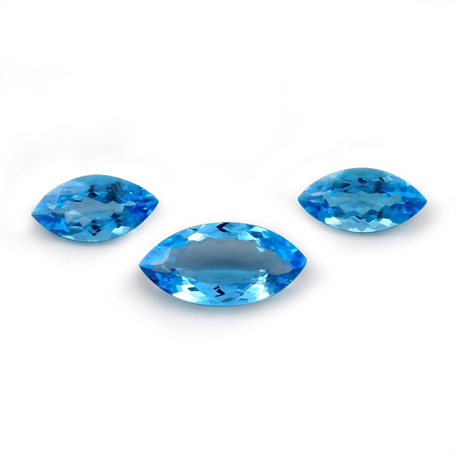 Marquise Wholesale Swiss Blue Topaz