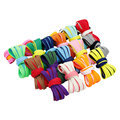 Weiou Fashion Solid Color Shoestrings for Women's Sneakers and Hiking Boots1