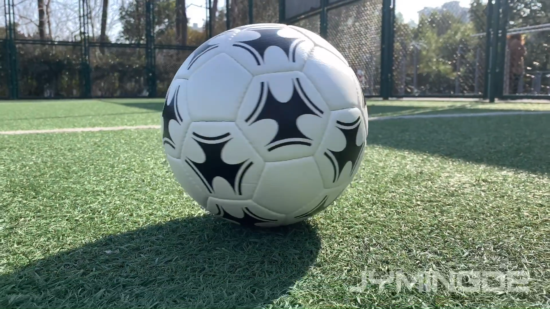 Ballon de fútbol Tamaño oficial 5 PU Cuero Futsal Termal Bond Ball1