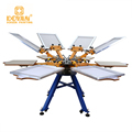 6 Color 6 Station T-Shirt Rotary Screen Printing Machine1