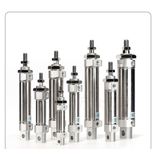 Describe the type and selection of Pneumatic cylinders