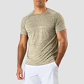 Προσαρμοσμένο λογότυπο σορτς μανίκι μυς Fit Man Polyester Blank T-shirt High Quality1