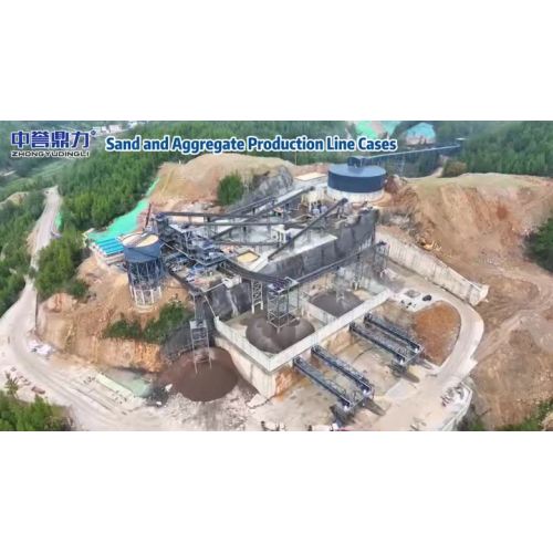 Linha de produção completa de agregados Zhongyu Dingli