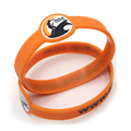 Custom Colorful Printed Elastic Watch with Silicone Wristband and Logo1