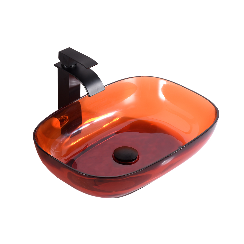 Red resin basin restoration