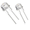 Straw Hat LED 8mm Diode Blue Light 0.5W F8 Through Hole1