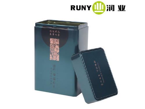 RUNY lanza una exquisita lata de té rectangular impresa a medida para embalaje de regalo premium