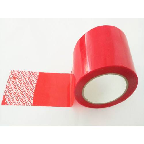 Storage, transportation, use and maintenance of adhesive VOID tape