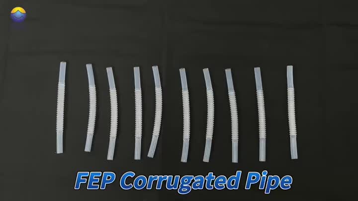 FEP corrugated tubing