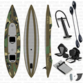 GEETONE Camouflage Inflatable Kayak - Foldable Drop-Stitch for 2-3 Persons1