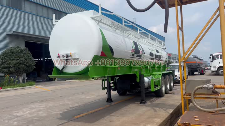 chemical tanker semi trailer