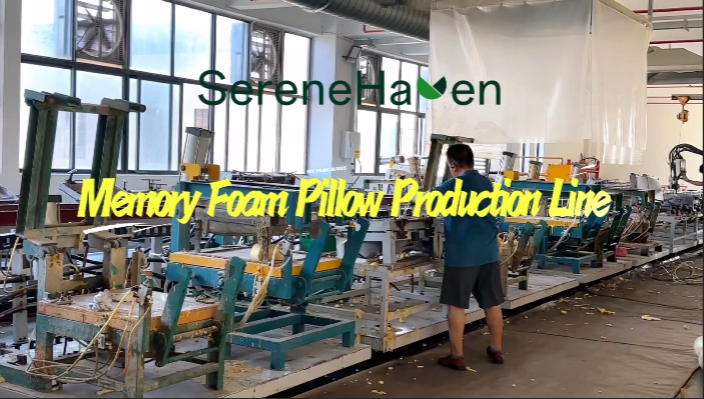 Linea di produzione del cuscino
