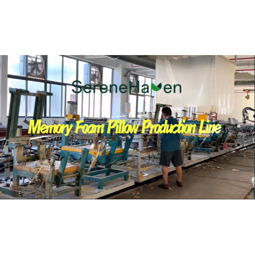 Linea di produzione del cuscino