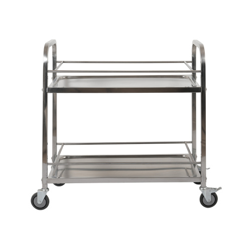 stainless steel wine service trolley