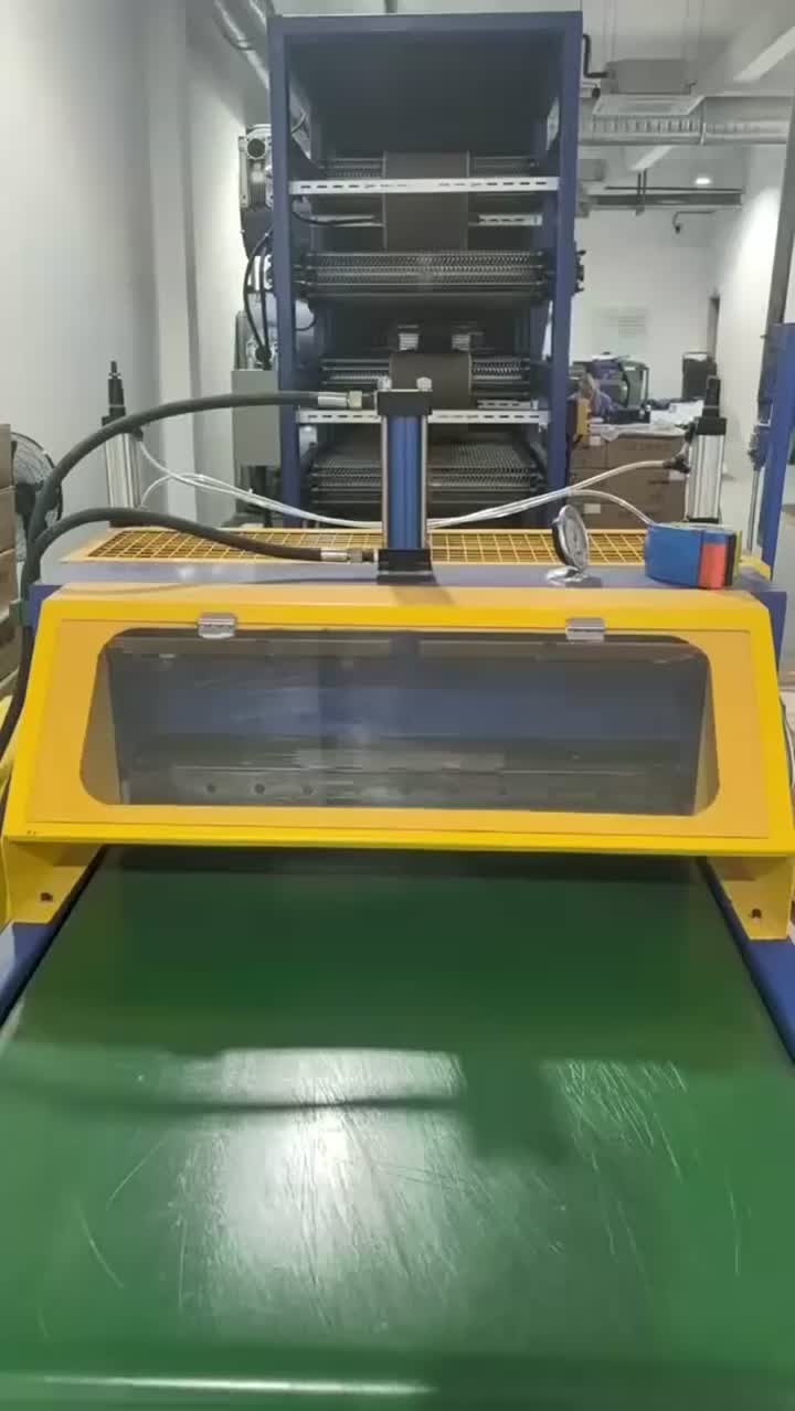 Vídeo de processamento do produto