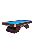 Modern Stylish 9ft Pool Table for 8 Ball and Snooker with Nature Slate1