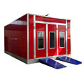 Auto Paint Room with Infrared Lamps and Diesel Burner Heating System for LED Baking1